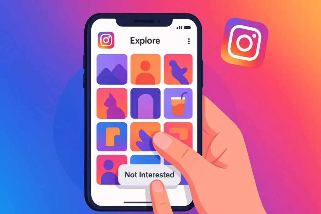 چگونه اکسپلور اینستاگرام را ریست کنیم