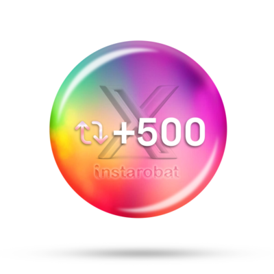 500 ری توییت ایکس(توییتر)